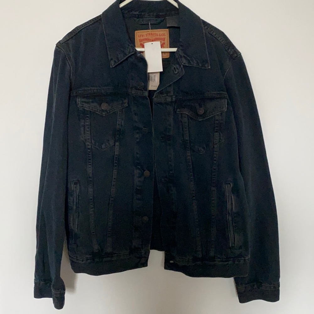Size S Levi’s Black Denim Jean Jacket